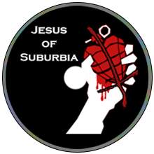 After: The edited version of the American Idiot album cover as a CD sticker.
